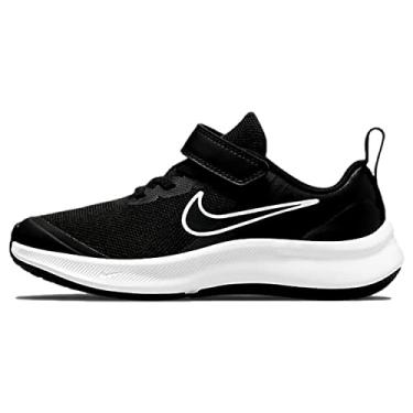 Imagem de Nike Unisex-Child Star Runner 3 Pre School Running Shoe (Black/White, Numeric_10_Point_5)