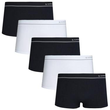 Imagem de Kit 5 Cueca Sunga Microfibra lupo Sem Costura Original nf, GG, Preto e