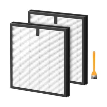 Imagem de Pacote com 2 filtros de substituição para purificadores de ar modelo HY4866, HEPA 3 em 1 com camada de carbono ativado