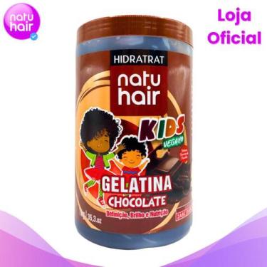 Imagem de Gelatina Natuhair Hidratrat Chocolate - Kids Vegano 1kg