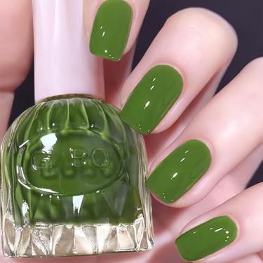 Imagem de KAHSOSE Esmalte verde peeling off à base de água para mulheres e meninas – Não tóxico secagem rápida sem necessidade de luz UV – Verniz vegano natural sem crueldade para manicure caseira DIY – fácil