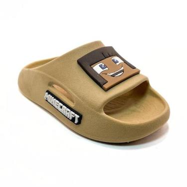 Imagem de Chinelo Slide Nuvem Menino Masculino Confortável Eva Macio Anatômico E