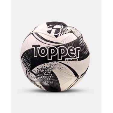 Imagem de Bola De Futebol Calmpo Slick Usee Brasil Topper Oficial, Preto, U