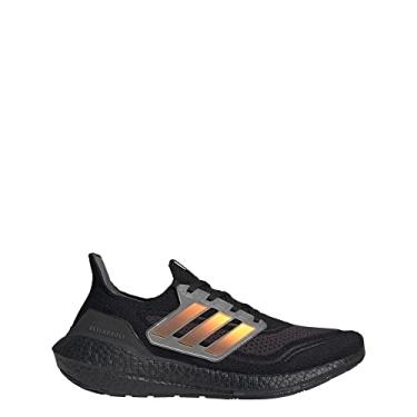 Imagem de adidas Tênis masculino Ultraboost 21, Núcleo preto/preto/cinza cinco, 8.5