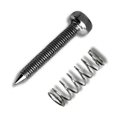 Imagem de Parafuso Ponta Agulha E Mola Para Sapata Pedal De Bumbo