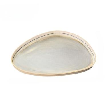 Imagem de Bandeja Decorativa Espelhada e Orgânica Para Organização de Casa Centro de Mesa Banheiro e Festas(N5 BEGE)