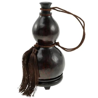 Imagem de XYTZHSAI Garrafa de água de cabaça, garrafa de água esportiva de 750 ml, garrafa de água de viagem para academia, garrafa de cabaça, adereços de cosplay Wukong com tampa e corda de borla à prova de