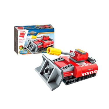 Imagem de Keepplay Bloco de Montar Tanque de Bombeiro Combat Zones Super Bombeiro