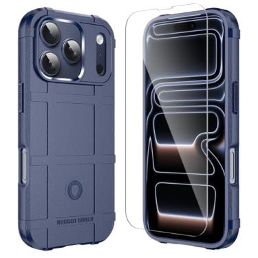 Imagem de LABILUS Capa protetora tática resistente ao desgaste resistente ao desgaste Rugged Shield de 2,4 m compatível com iPhone 17 Pro (6,3 polegadas) - azul marinho