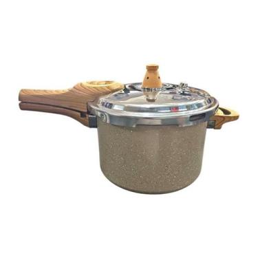 Imagem de Panela de Pressão Brinox Ceramic Life Pressure 4,2L Antiaderente com F