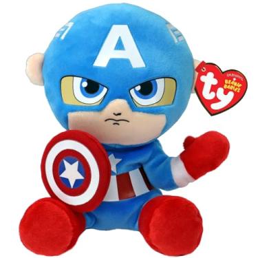 Imagem de TY Beanie Babies Captain America (Soft Body) - 6"