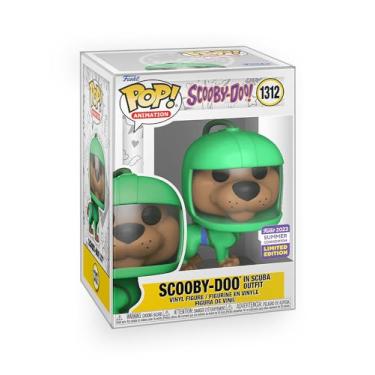 Imagem de Epic Collectibles Pop Animation: Scooby Doo - Scooby Doo in Scuba Outfit Limited Edition Exclusive Vinyl Figure Included with Box Protector Compatible for Funko