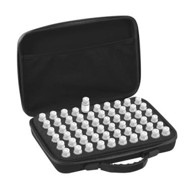 Imagem de Estojo protetor de insulina com 60 compartimentos, organizador de armazenamento de insulina, adequado para frasco padrão de 5 a 10 ml, insulina diabética, peptídeo, geladeira, estojo protetor portátil