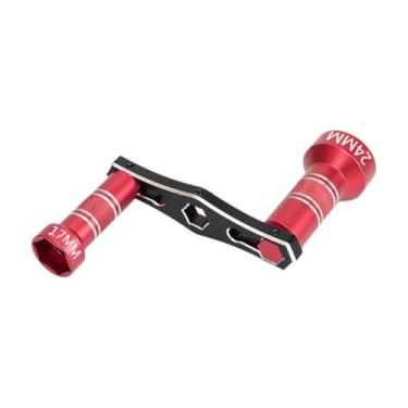 Imagem de Dynwave Atualização de chave de porca de roda RC, chave de luva de porca sextavada de 17 mm 24 mm para carro RC em escala 1/8 1/10 faça você mesmo, Vermelho
