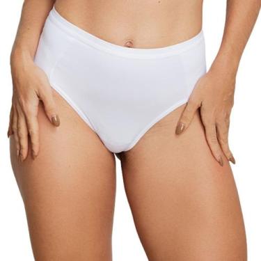 Imagem de Calcinha Fio Dental Ultrafirmadora Nayane Rodrigues, EG, Branco
