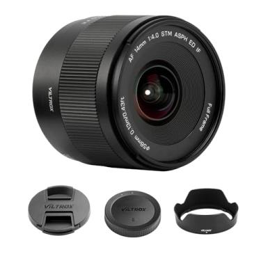 Imagem de VILTROX Lente de foco automático AF 14 mm F4.0 Air, lente de abertura grande de quadro completo para câmeras Sony FE-Mount