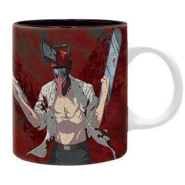 Imagem de ABYSTYLE Motosserra homem design motosserra homem copos 11 Fl Oz Drinkware Home & Kitchen Anime Merch Gift