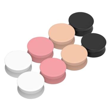 Imagem de FJW Clipes magnéticos para roupas, 8 pares de ímãs Hijab fortes, finos e sem pinos para roupas, botões Hijab sem alfinetes como clipes de cachecol, broches de xale, clipes de vestido para mulheres