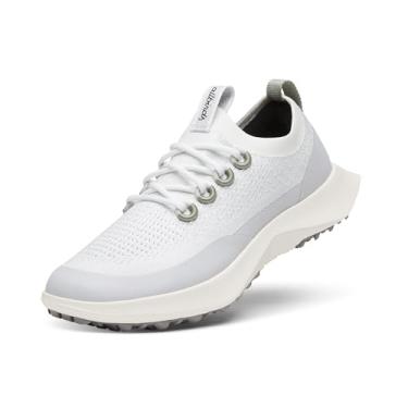 Imagem de Allbirds Tênis feminino Tree Dasher 2 Utility, Trail-Ready Active, Blizzard, Hazy Pine (sola branca natural), 41