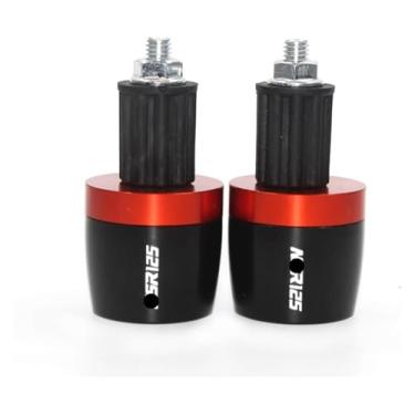 Imagem de Acessórios de motocicleta Alumínio CNC Pegas de Mão Tampa de Extremidade da Barra Compatível com NSR125 NSR 125 1988 1989 1990 (B-Orange)