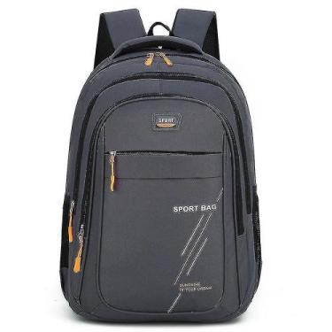 Imagem de Mochilas esportivas mochila impermeável de grande capacidade cinza - H