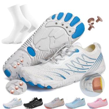 Imagem de Sapatos Grounding AddBili 2 brancos para mulheres tamanho 36