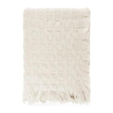 Imagem de Manta Decorativa Tricot Campos 120 X 170 - Karsten Branco