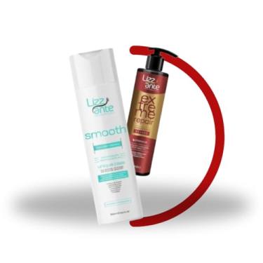 Imagem de Combo Smooth LizzAntê + Condicionador Extreme Repair 300ml | Alinhamento e Reconstrução Capilar | Brilho, Força e Maciez Imediata