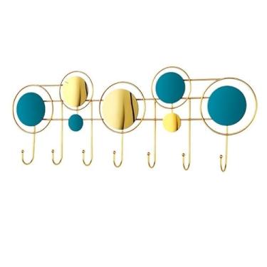 Imagem de Cabideiro criativo para parede, entrada, entrada, cabideiro, luxuoso, sem orifício, entrada traseira, ganchos para roupas, cabideiro, suporte de parede