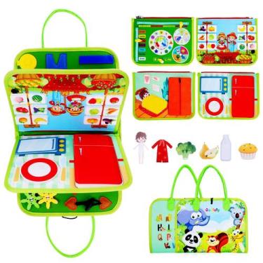 Imagem de Brinquedo Busy Board Guolely Montessori de 1 a 4 anos com habilidades 