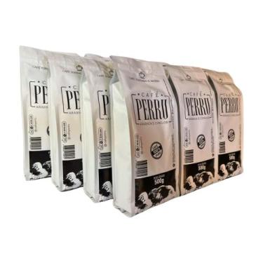 Imagem de Café Torrado e Moído Conilon com Arábica 500g com 12 unidades - Perru