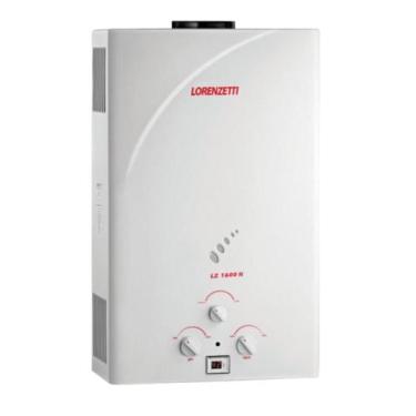 Imagem de Aquecedor De Água A Gás Lorenzetti Lz 1600 N 15 Litros - GLP, Branco