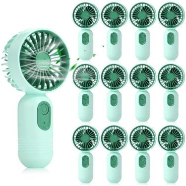 Imagem de Ventilador Mini Portátil Rossesay Paquete de 12 USB Recargable con 3 V