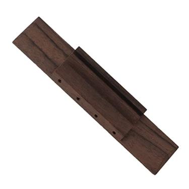 Imagem de RiToEasysports Ponte de Guitarra de Madeira Com Sela de Osso de Vaca para 4 Cordas-ukulele, Ajuste Perfeito para Instrumentos Musicais de Instalação Simples