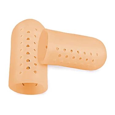 Imagem de Protetores de Silicone Para Dedos 1 Par (Bege, Extra Grande)