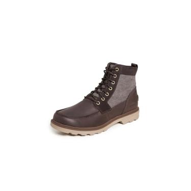 Imagem de SOREL Men's Carson Moc Waterproof Boot - Blackened Brown, Khaki II - Size 8