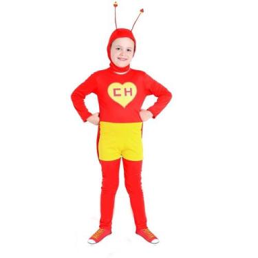 Imagem de Fantasia Chapolin Colorado Infantil Sulamericana, Preto, M 5 - 8