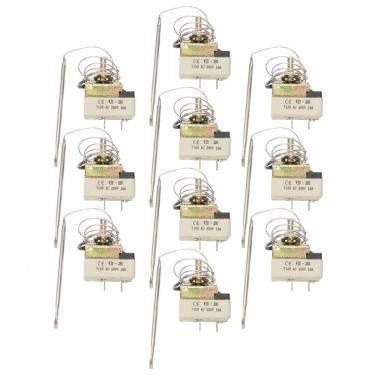 Imagem de Kit Termostato Haste Curta Forno Elétrico - 10 Peças Metálico Bivolt