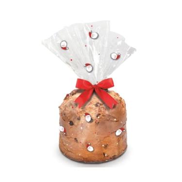 Imagem de Cromus, Saco para Mini Panetone 100g Joyful Papai Noel - Pct 50 unid