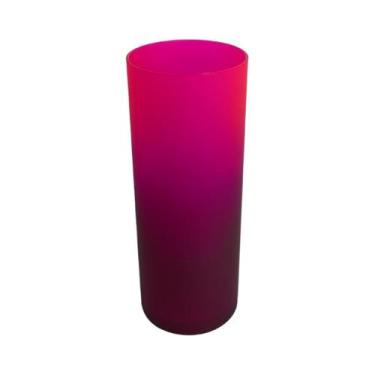 Imagem de Copo Long Drink Acrílico Degrade Colorido 330ml 5 Un. - M&CA PLÁSTICOS