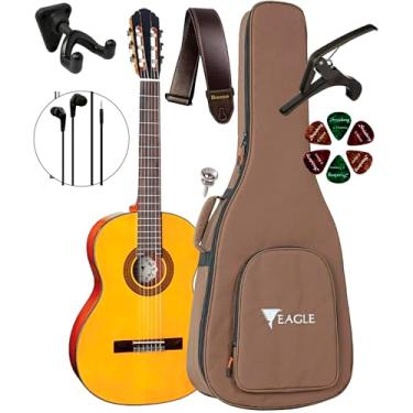 Imagem de Violão Canhoto Eagle Dh69 Acústico Com Bag + Suporte Ibox SPF e Acessórios (STVG)