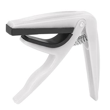 Imagem de RiToEasysports Ukulele Capo Ferramenta de Ajuste de Tom de Plástico Leve SpringLoaded para Acessórios de Instrumentos de Cordas, Design Com Braçadeira/suporte Fácil de Operar para Músicos, Almofada