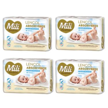 Imagem de Trocador Descartável Mili Love & Care 4 Pacotes c/5 unidades