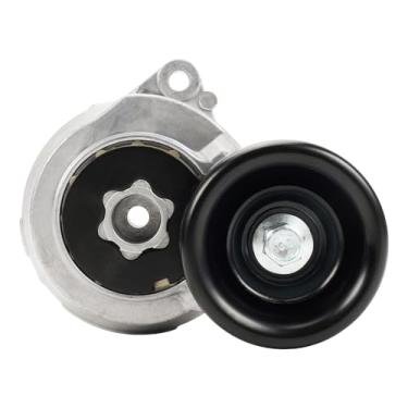 Imagem de KAX Conjunto de tensor de correia com polia adequada para Accord, Crosstour, TSX com 39073, 31170-R40-A02, 31170-R40-A01, 31170-RLF-J01, 49432, FT40493, 89619, 780215, 534 0493 10, 305619, 999865,