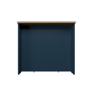 Imagem de Bancada Ilha Cozinha Ph 3068 évora 120cm Azul-carvalho Nature - Herval