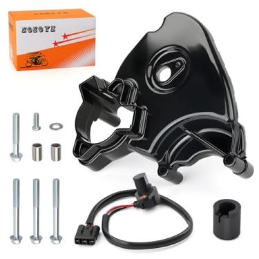 Imagem de Capa e protetor da roda dentada dianteira do motor com parafuso + sensor de velocidade para Suzuki Hayabusa 1300 GSX1300R/RX 1999-2007 11361-24F10