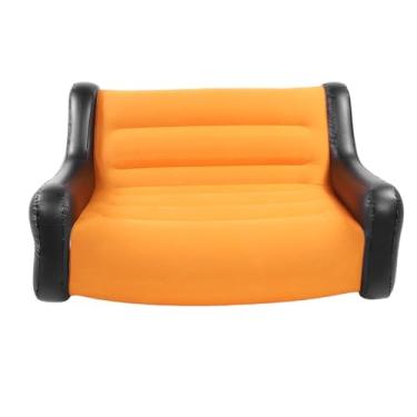 Imagem de TOPINCN Sofá Inflável de 2 Assentos, Bomba de Ar, sofá Inflável, Espreguiçadeira, sofá de Ar Portátil para Ambientes Internos, Barraca de Acampamento