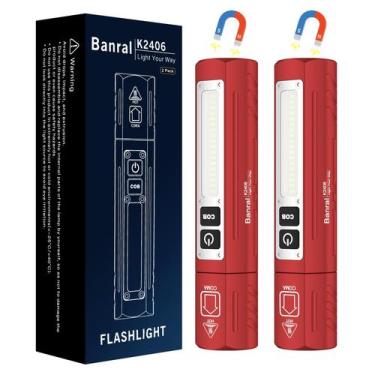 Imagem de Lanterna tática Banral K2406, magnética, USB-C, 8 modos