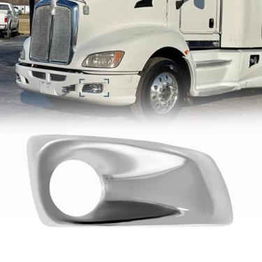 Imagem de Sterlix Capa para faróis de neblina Kenworth T660 2008-2015 Substituição do lado do passageiro lado direito dianteiro farol de neblina para acessórios Kenworth T660 (lado do passageiro direito