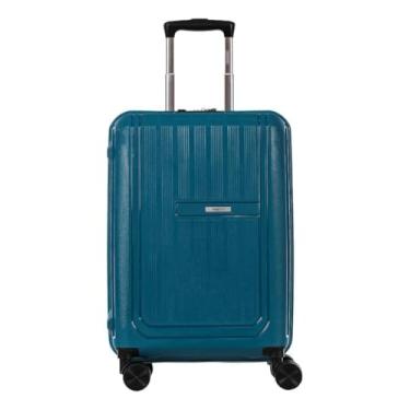 Imagem de Mala de Viagem Preta Bordo 10kg, Inquebrável feita em Polipropileno, com Cadeado TSA para viagens Internacionais - PP POP SESTINI